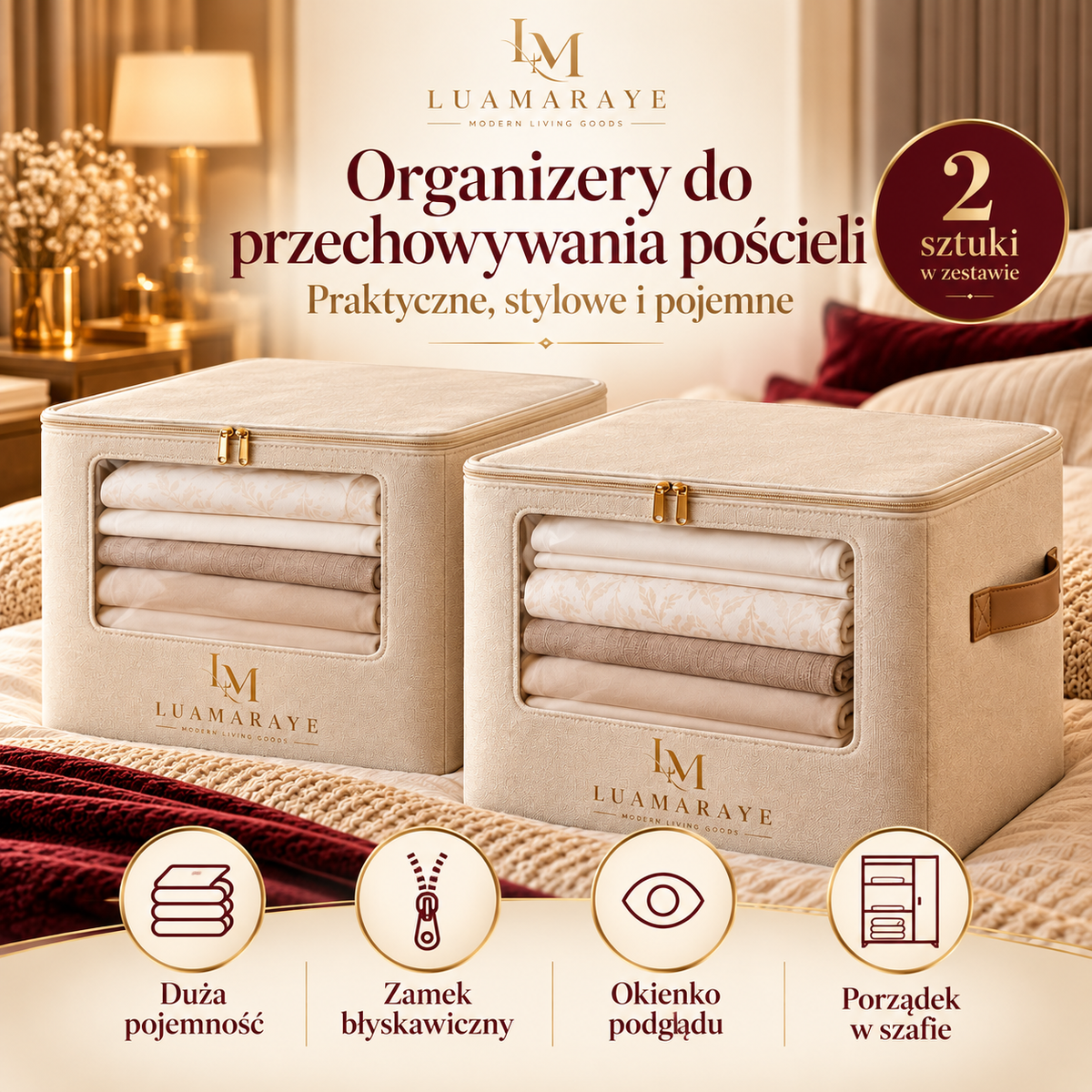 Luamaraye Organizer na kosmetyki